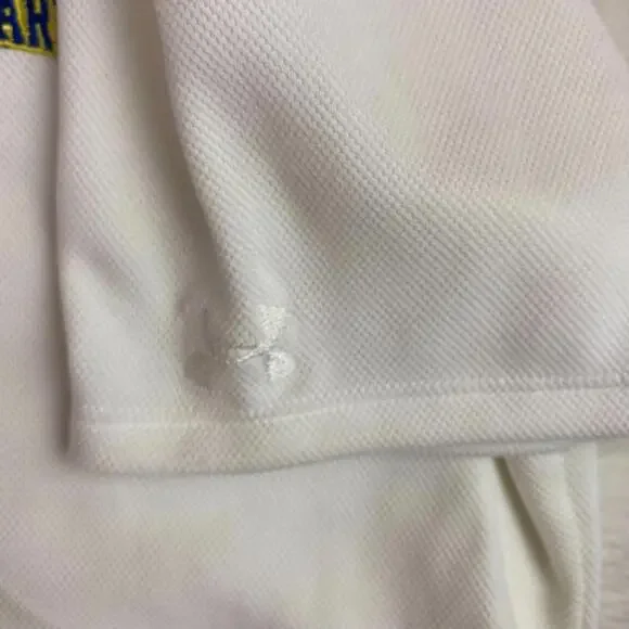 Under Armour Heatgear‎ Shirt Polo Womens Delaware White Small - Picture 3 of 7